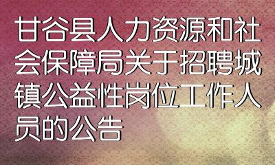 灵台县发展和改革局最新招聘信息全面解析